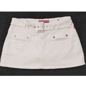 Hot Kiss Denim Stretch Jean Mini Skirt Skort